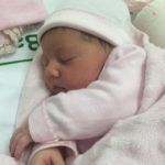 Diana, la primera niña del nuevo hospital