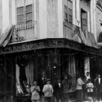 Tienda de Tejido de Fernandez y Laborde, hoy bar 4 puertas
