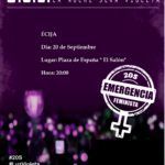 concentración nocturna contra violencia de género